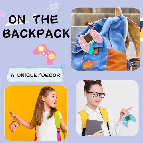 18 Pack Mini Game Keychain for Parties and Gifts