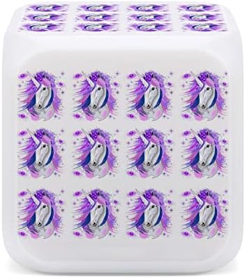 Oyihfvs White Unicorn Digital Alarm Clock with LED Light
