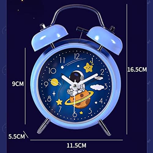 Double Bell Alarm Clock Rechargeable and Luminous