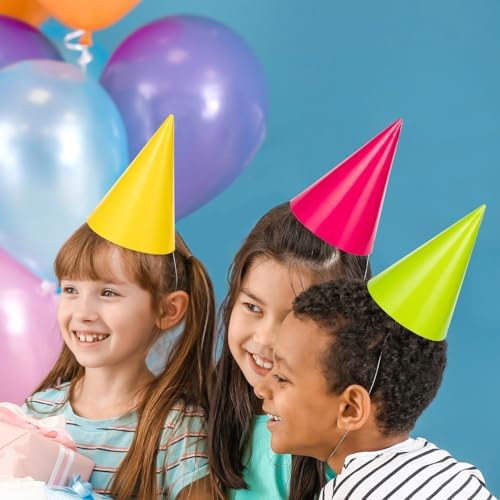 Trendware Neon Party Hats 24 Count