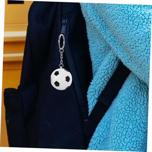 VOSAREA 2Pcs Soccer Ball Keychains for Boys