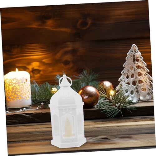 VOSAREA 1pc Elegant Iron Candleholder for Christmas Decor