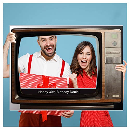Custom Retro TV Set Photo Booth Prop for Parties