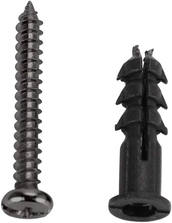 Sumnacon 2 Pcs Black Aluminum Alloy Curtain Holdbacks