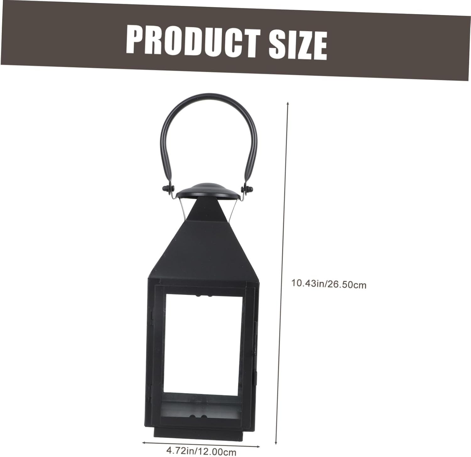 Nordic Iron Candle Lantern for Christmas Decor