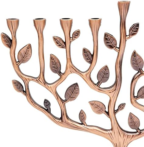 The Dreidel Company Menorah Tree of Life Antique Finish