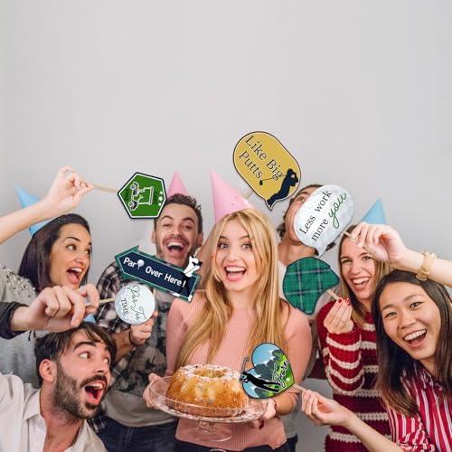 Duormal Golf Party Photo Booth Props Set