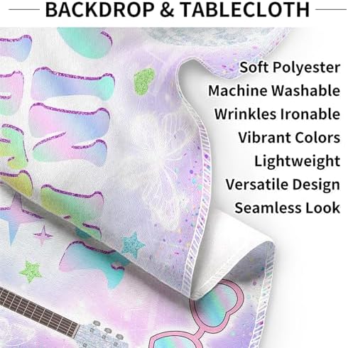 Allenjoy Era Theme Birthday Party Backdrop with Foam Boards and Tablecloth