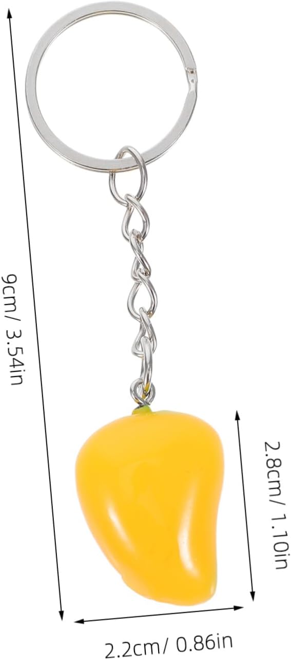 Alipis 10Pcs Summer Fruit Keychain Ornaments