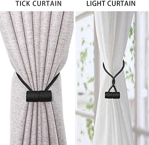 Modern Curtain Tiebacks with Strong Magnetic Hold