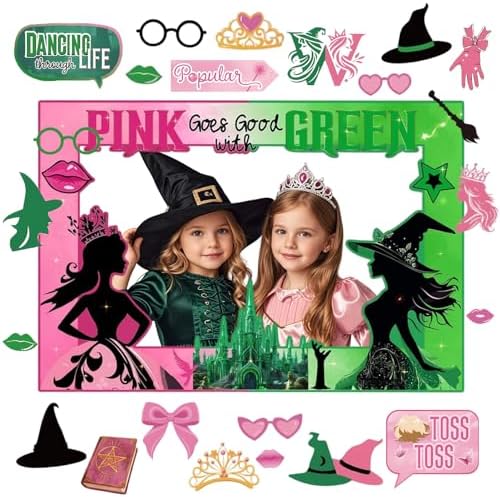 Witch Party Decorations Photo Booth Props Frame