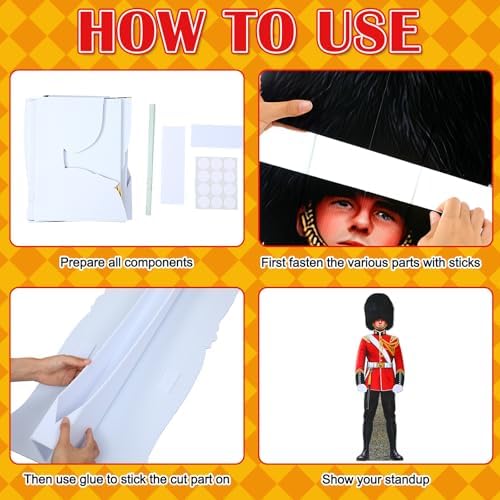 6 Ft British Royal Guard Stand-Up Cutout Prop