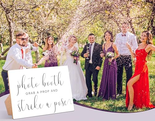 Minimalist Wedding Table Sign With Stand
