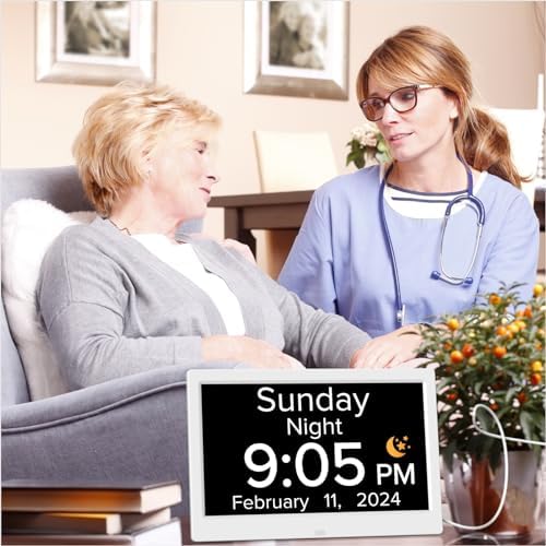 101 Inch Digital Dementia Alarm Clock for Seniors