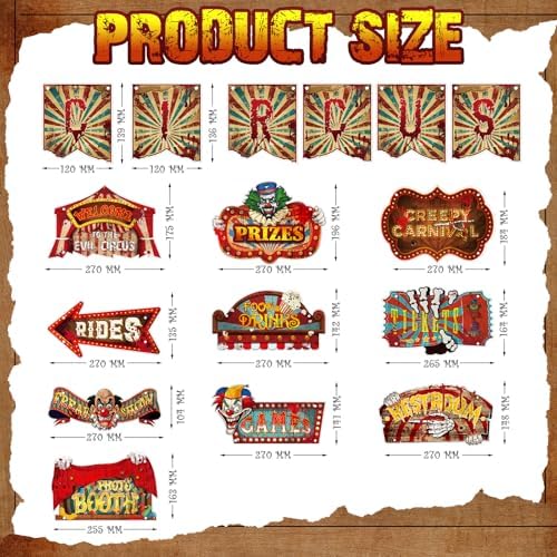 Blulu 21 Pcs Halloween Party Decorations