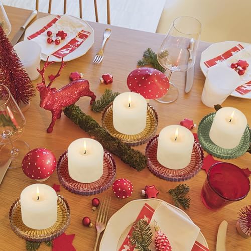Vixdonos Gear Shaped Candle Holder Set Pack 2