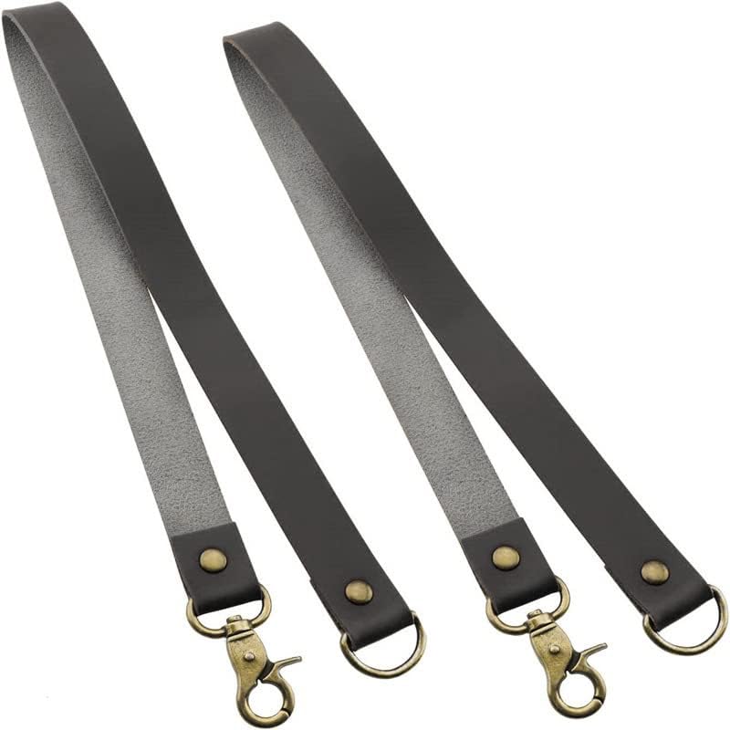 Mewuthede Leather Curtain Tiebacks 4Pcs Black Holdbacks