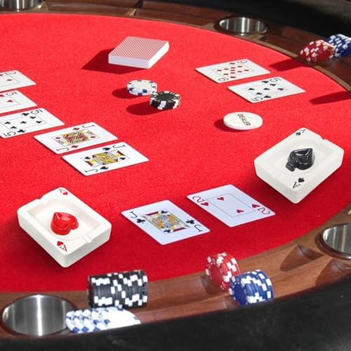 BESUPERT Poker Ace of Spades Ceramic Ash Tray
