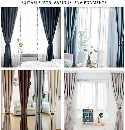 Modern Curtain Tiebacks with Strong Magnetic Hold