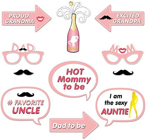 Its a Girl Photo Booth Props 53 Count