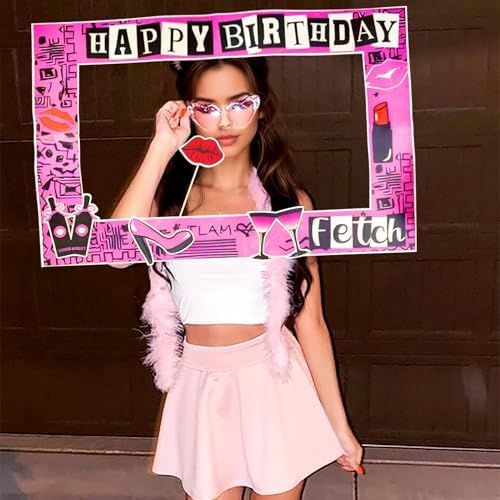 LaVenty Mean Girl Party Decor Photo Booth Frame
