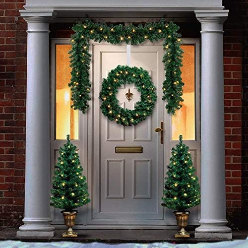 HiGift 2 Pack White Wreath Hanger Hooks