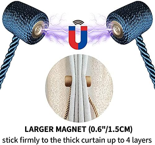 Modern Magnetic Curtain Holdbacks 2 Pack