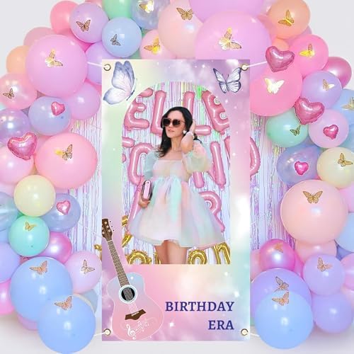 Super Star Music Themed Photo Booth Background for Girls Birthday Parties