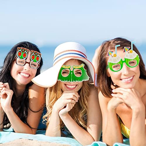 Jerify Funny Luau Party Sunglasses Set 24 Pieces