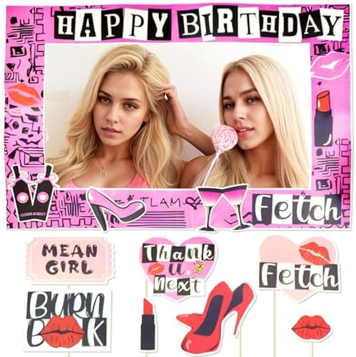 LaVenty Mean Girl Party Decor Photo Booth Frame