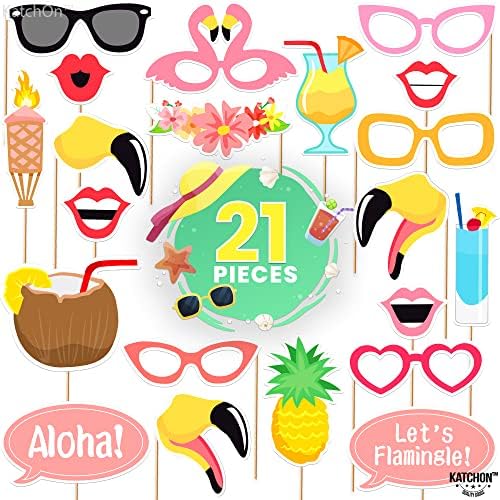 KatchOn Luau Photo Booth Prop Frame 28x23 Inch
