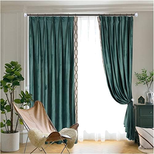 KAMANINA Black Acrylic Diamond Curtain Holdbacks 2 Pack