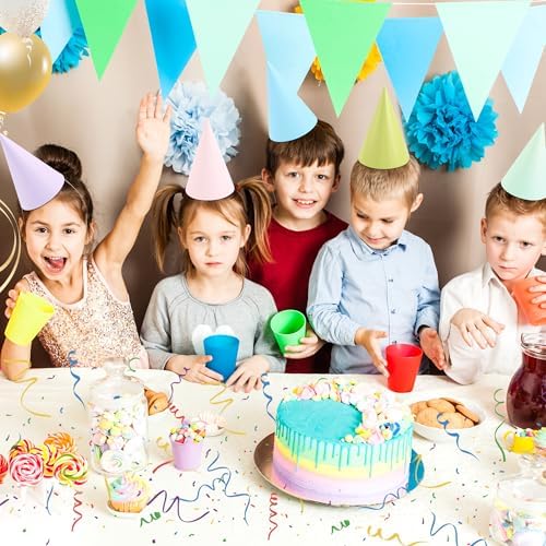 CANREVEL Rainbow Party Hats for Kids and Adults
