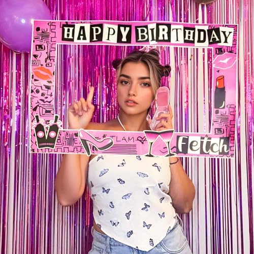 LaVenty Mean Girl Party Decor Photo Booth Frame