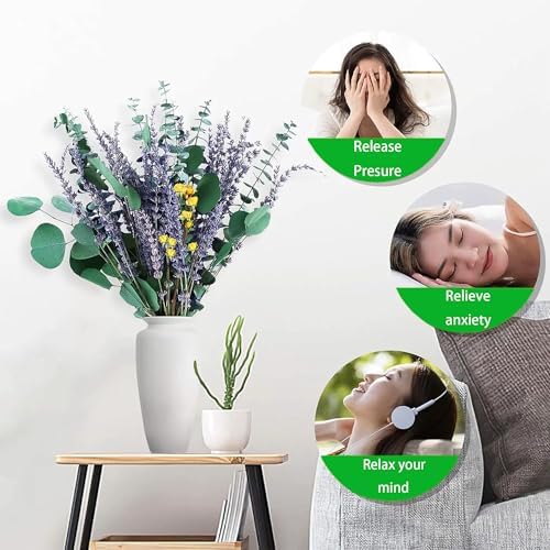 70pcs Dried Lavender and Eucalyptus Mix for Shower Hanging