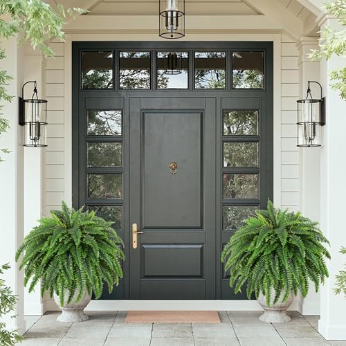 Single Silky Artificial Boston Fern Bush 49 Inch