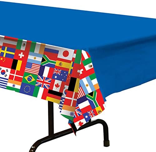 Beistle International Flag Plastic Table Cover