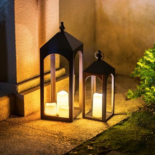 Staymoment Decorative Candle Lanterns Set of 2