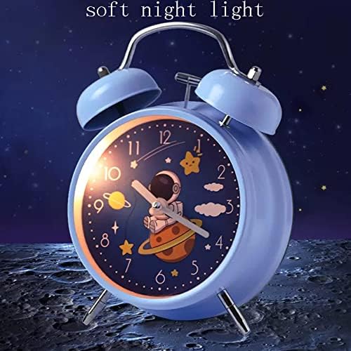 Double Bell Alarm Clock Rechargeable and Luminous