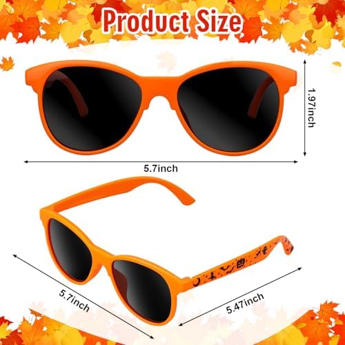 Flutesan 24 Pcs Halloween Glasses Set Photo Props