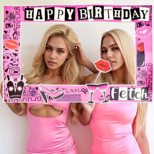 LaVenty Mean Girl Party Decor Photo Booth Frame