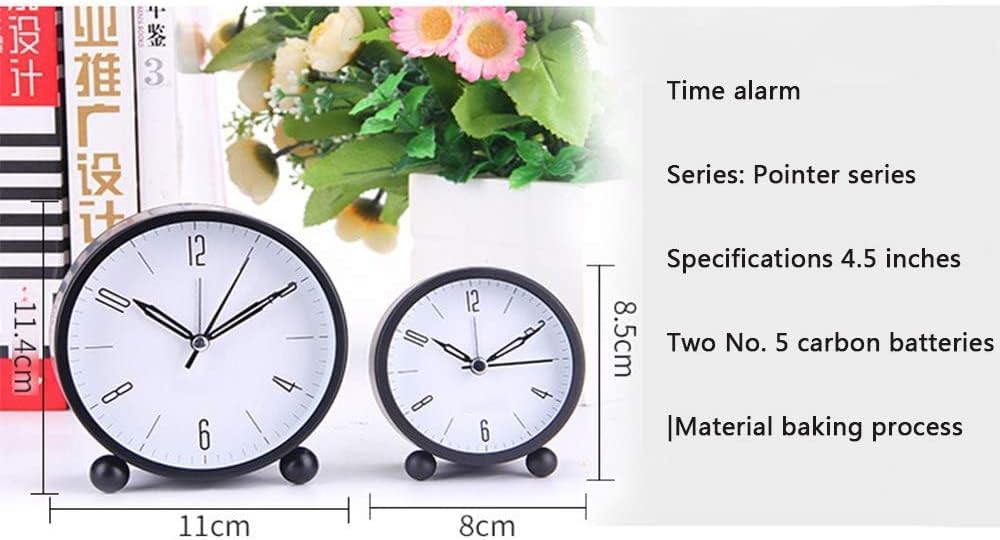 Double Bell Alarm Clock with Backlight for Home Decor