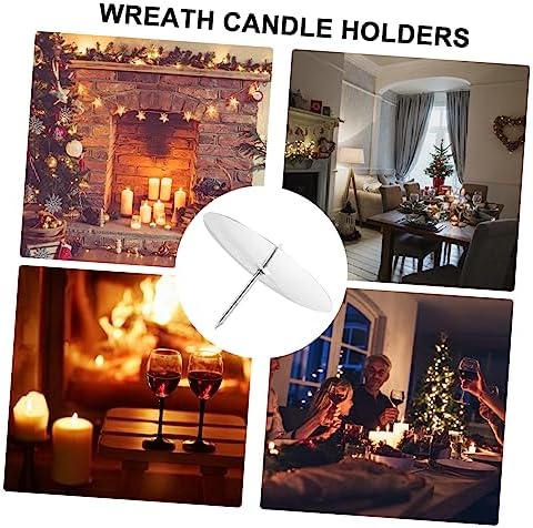 24pcs Iron Candle Holder for Festivals and Celebrations