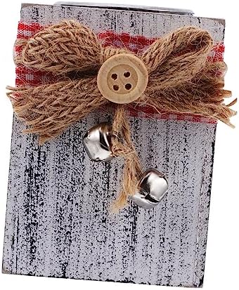 MAGICLULU Christmas Candle Holder Wooden Decor for Holiday Tables