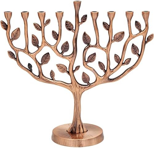 The Dreidel Company Menorah Tree of Life Antique Finish
