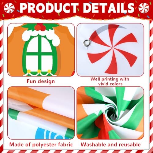 Large Christmas Gingerbread House Photo Booth Prop