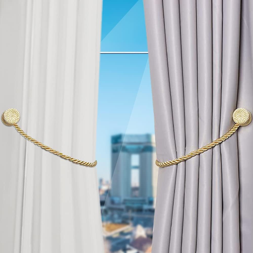 Modern Magnetic Curtain Holdbacks 2 Pack