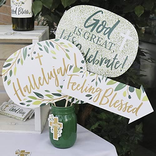 Funny Elegant Cross Photo Booth Props Kit - 10 Piece