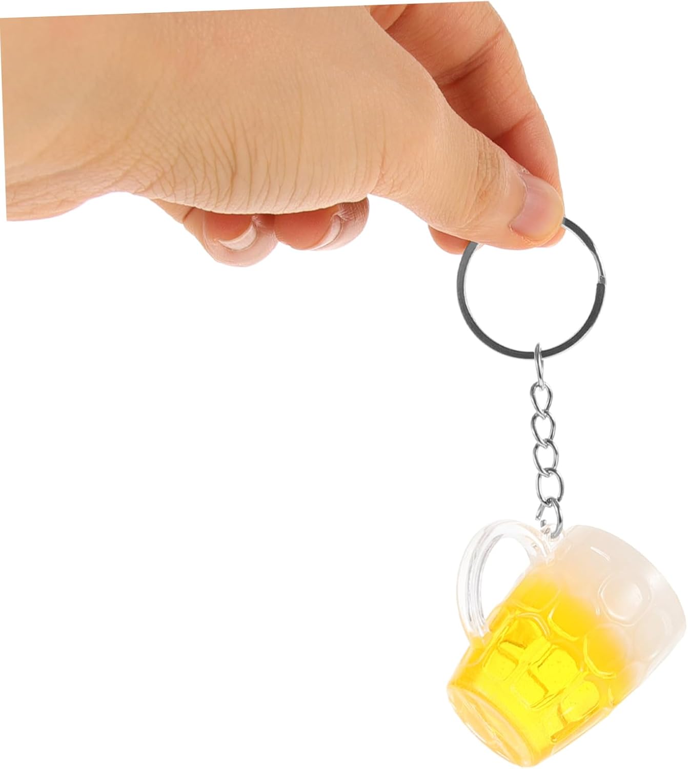 PRETYZOOM 4pcs Beer Cup Keychain for Backpacks and Parties