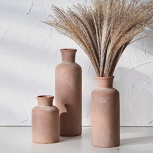 LUKA Ceramic Vase Set of 3 for Home Decor